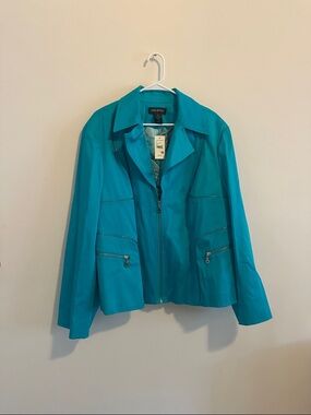 Lane Bryant turquoise  Jacket